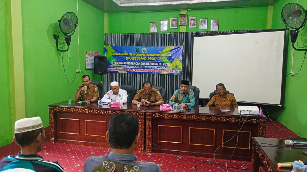 MUSYAWARAH DESA TENTANG PENYUSUNAN RKPDes TAHUN 2026