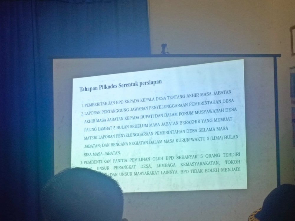 Rapat Persiapan Pilkades 2026
