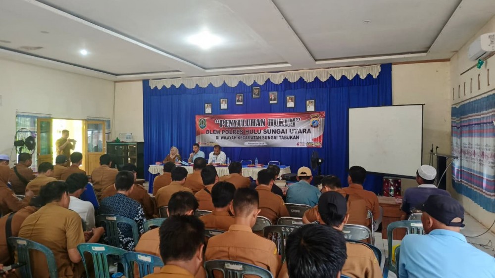 PENYULUHAN HUKUM OLEH POLRES HULU SUNGAI UTARA