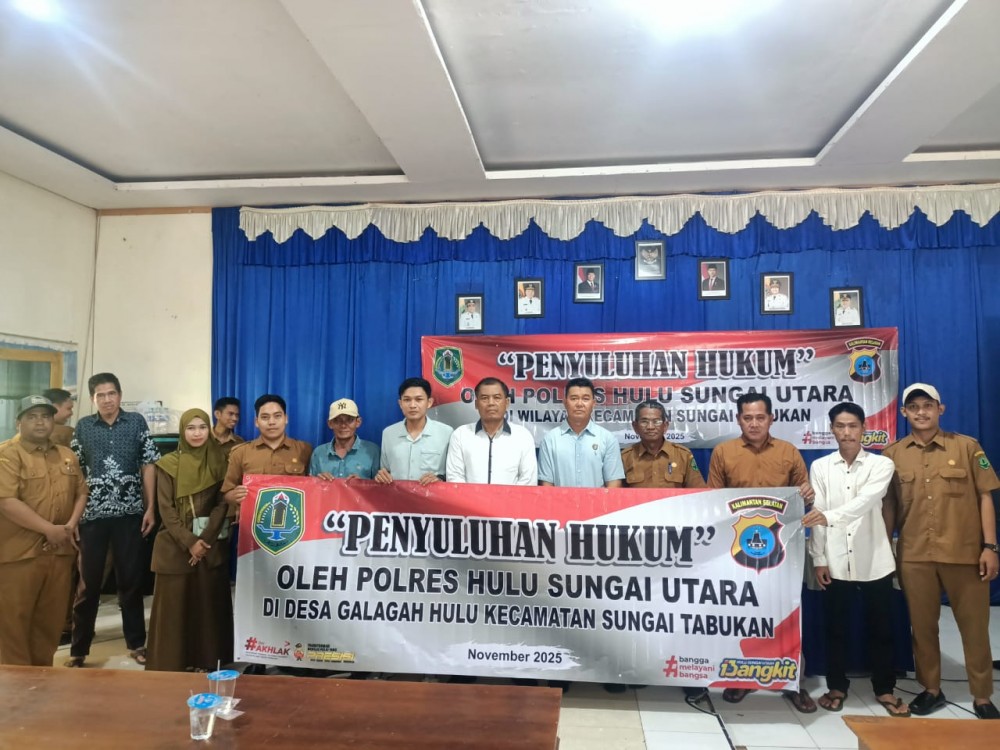 PENYULUHAN HUKUM OLEH POLRES HULU SUNGAI UTARA