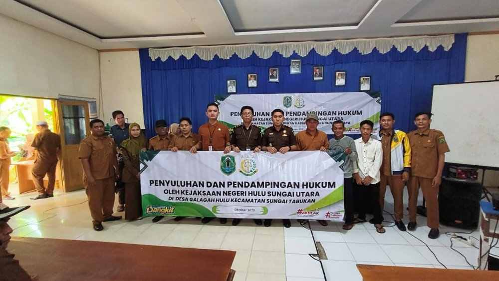 PENYULUHAN DAN PENDAMPINGAN HUKUM OLEH KEJAKSAAN NEGERI HULU SUNGAI UTARA